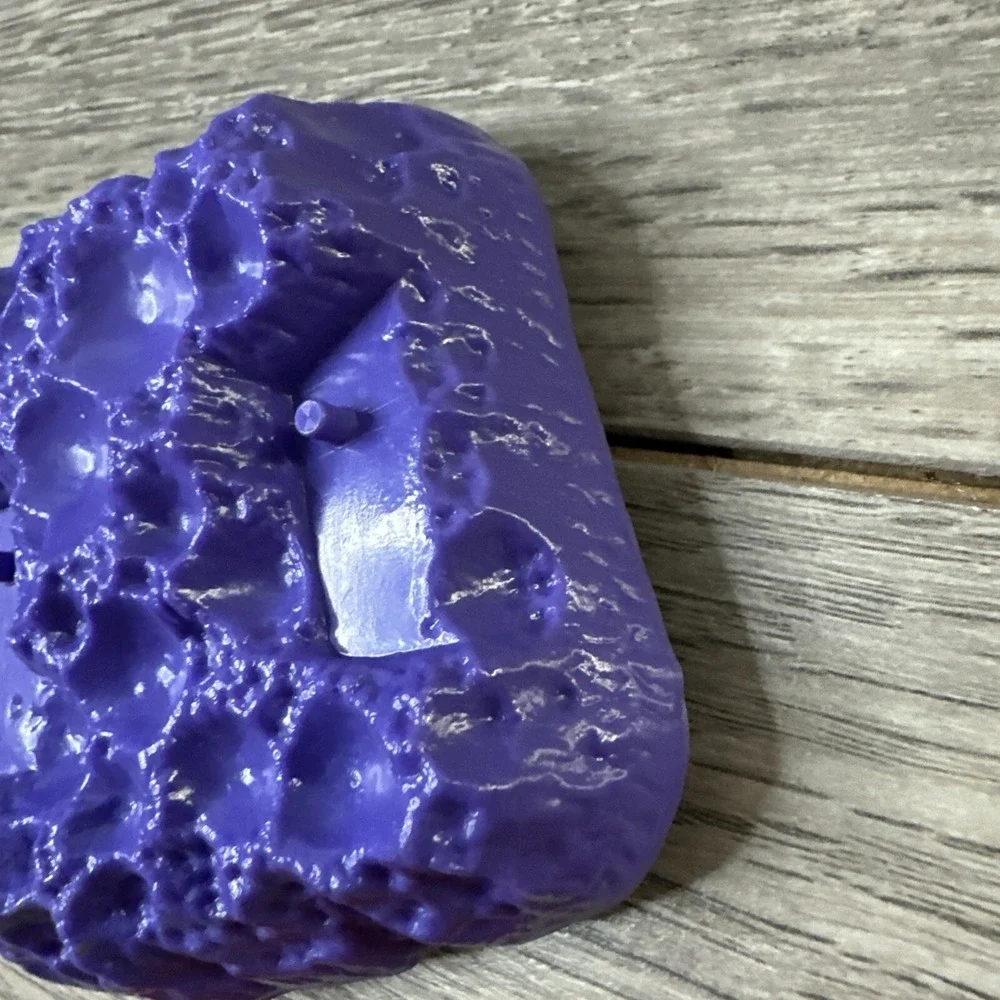Vintage 1994 Marvel‎ Toy Biz Purple Lunar Moon Crater Rolling Base Accessory